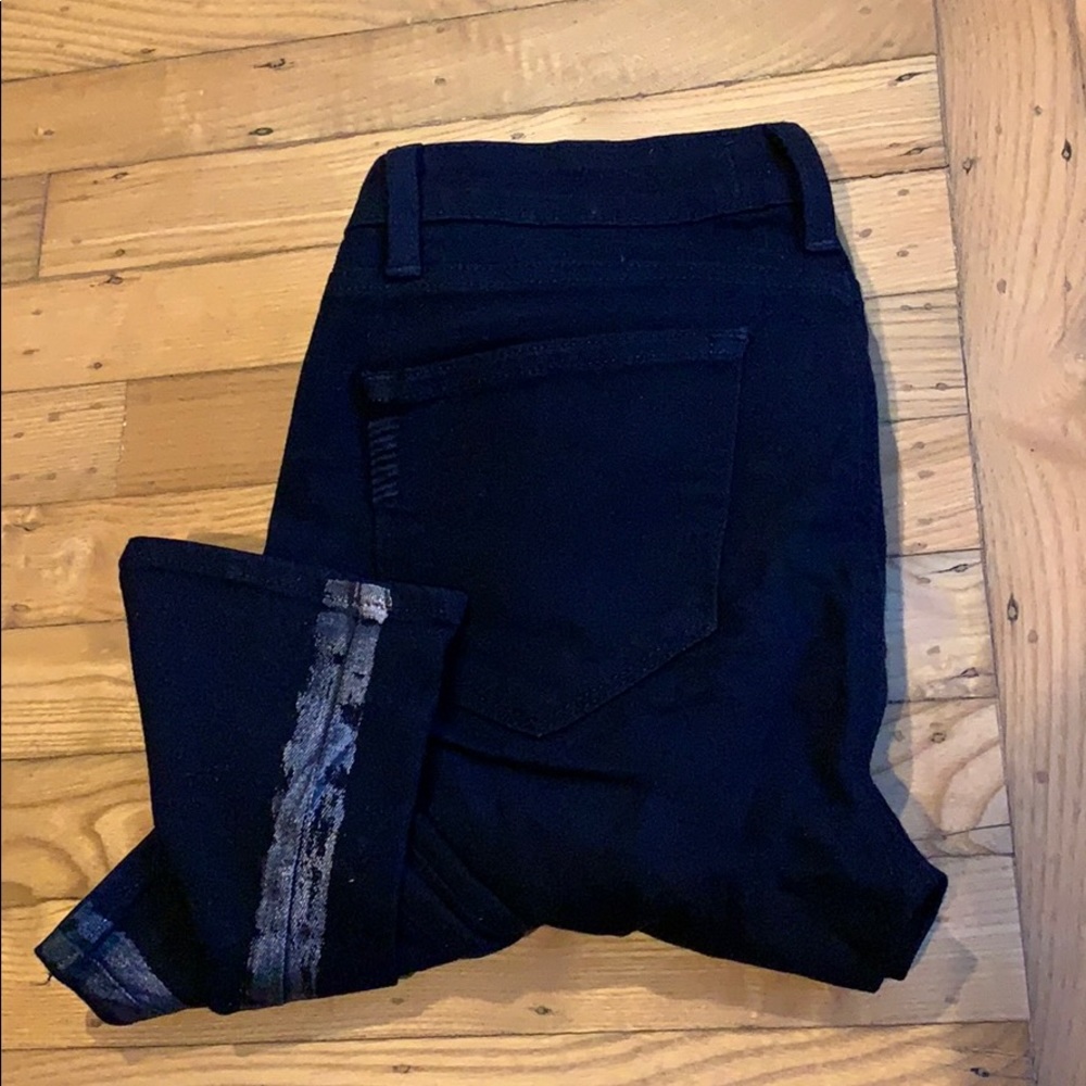 Paige Verdugo Ultra Skinny Jeans Black/Pewter Ray
